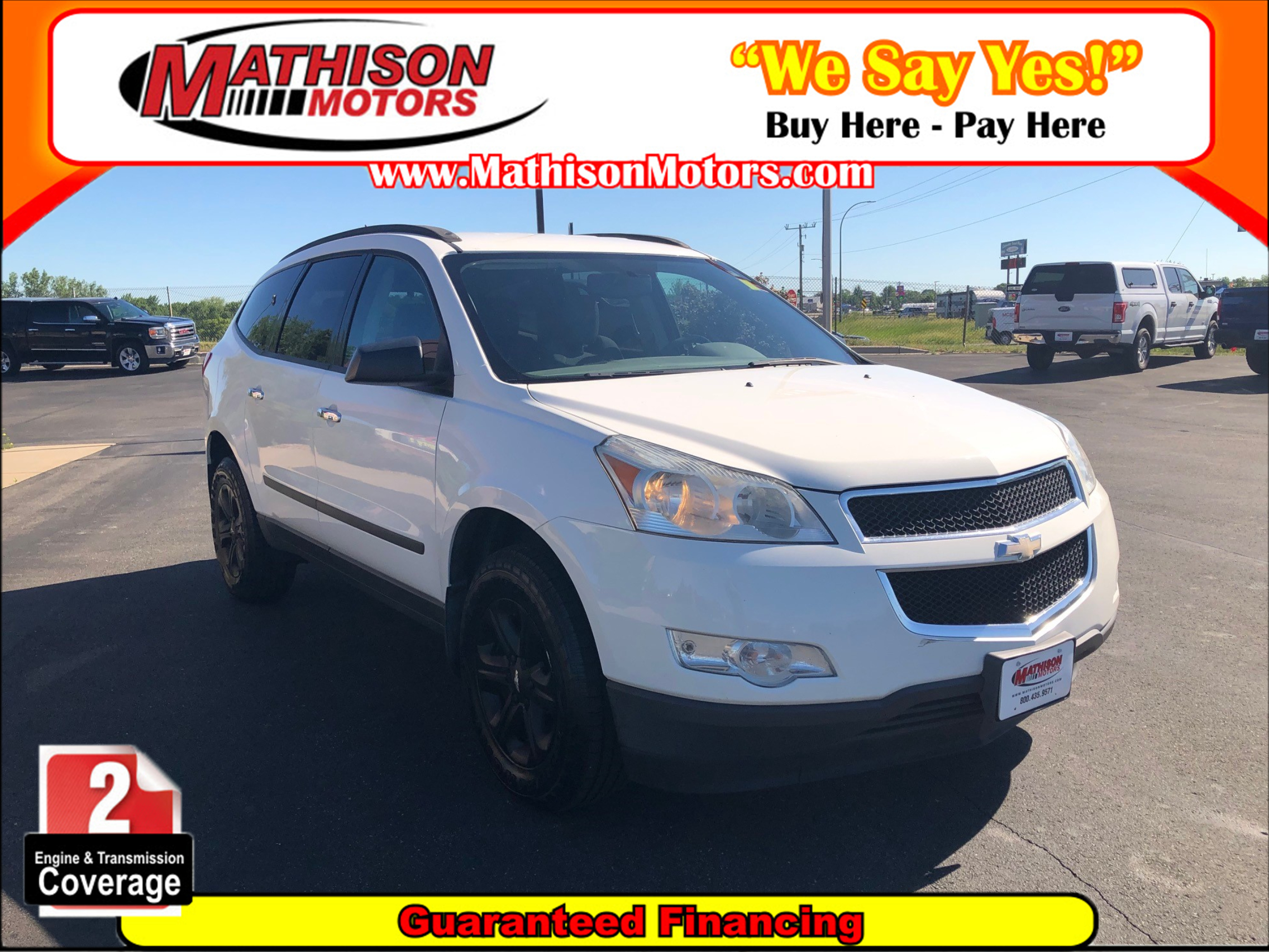 JP Motors Inc DBA Mathison Motors - Used vehicle - SUV CHEVROLET TRAVERSE 2011
