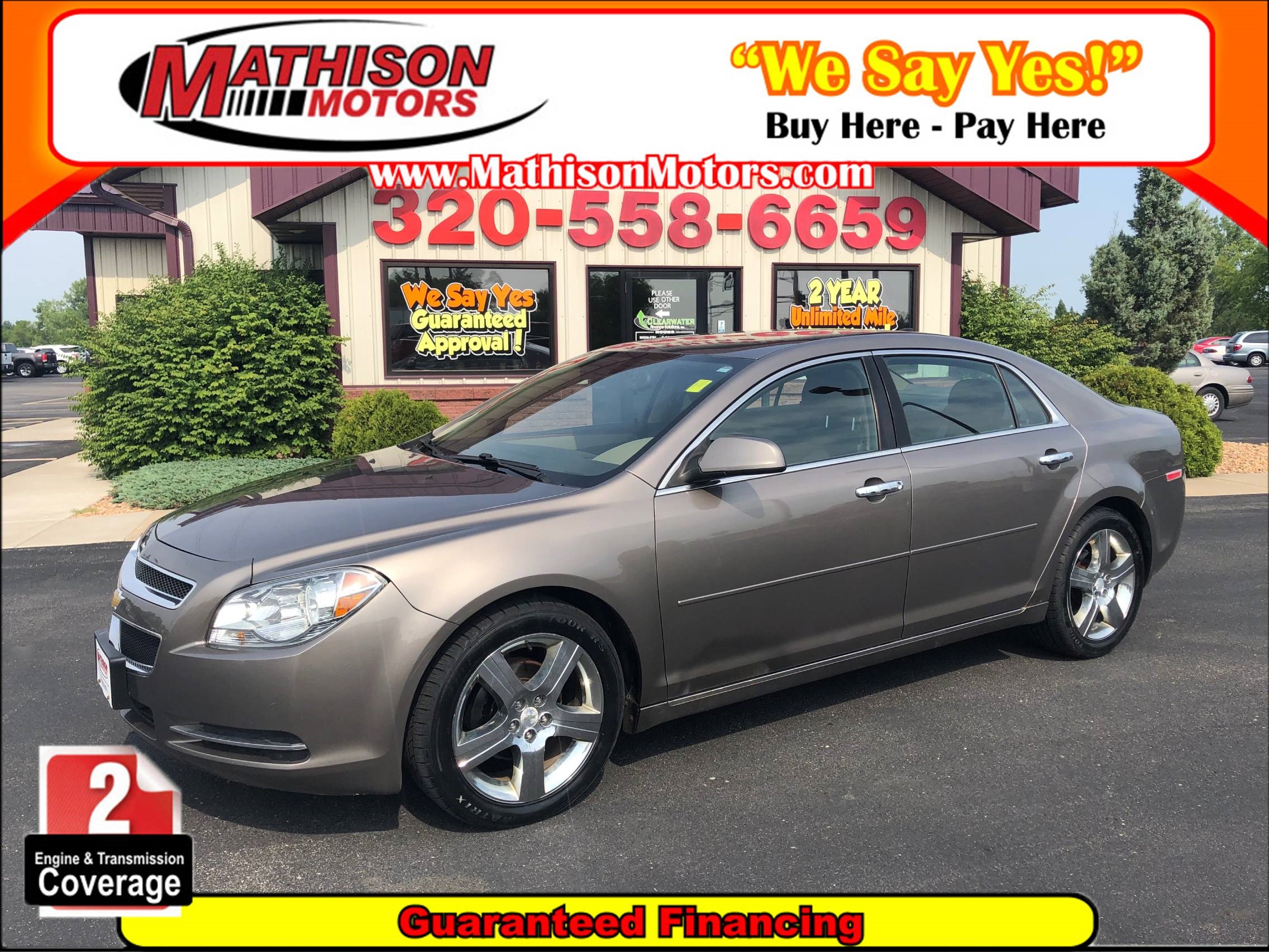 JP Motors Inc DBA Mathison Motors - Used vehicle - Sedan CHEVROLET MALIBU 2012