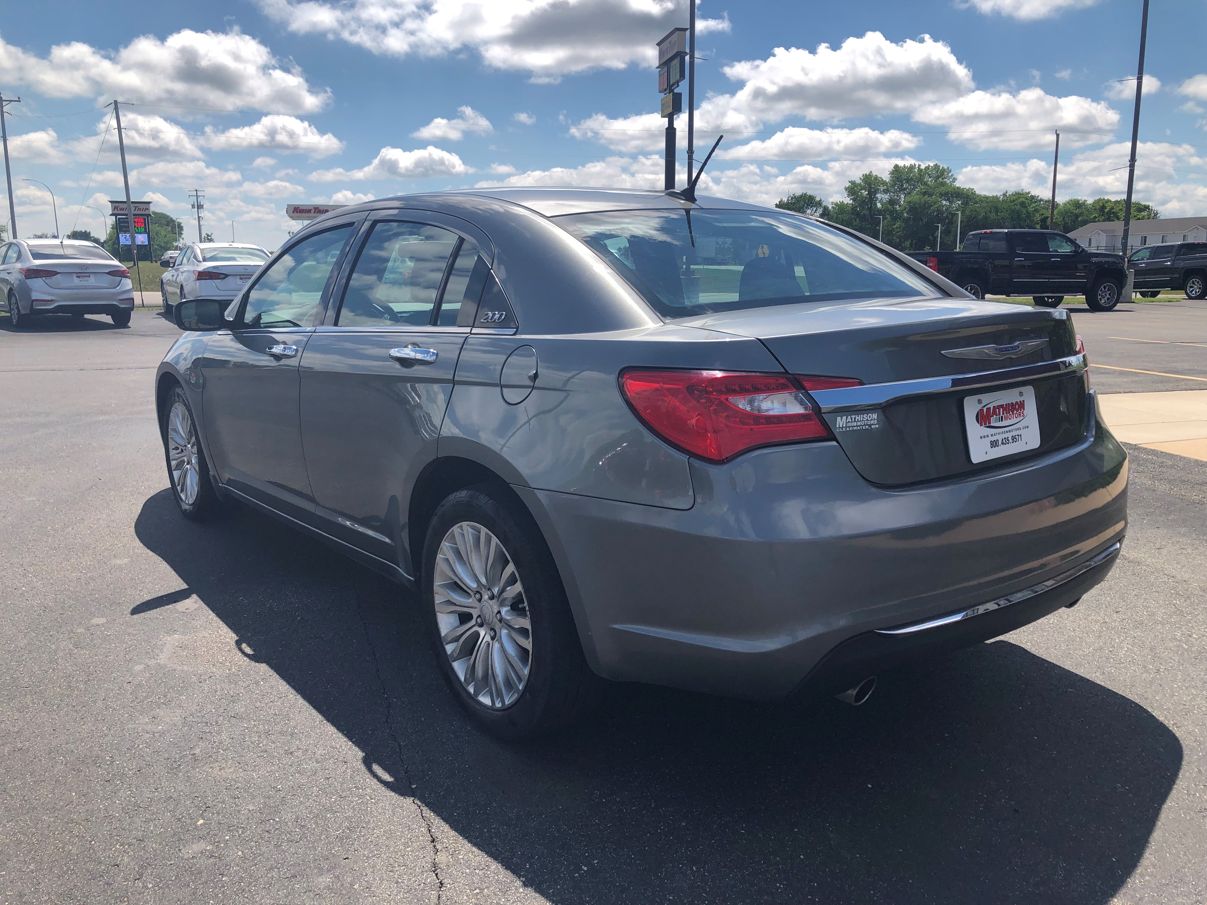 JP Motors Inc DBA Mathison Motors - Used vehicle - Sedan CHRYSLER 200 2012