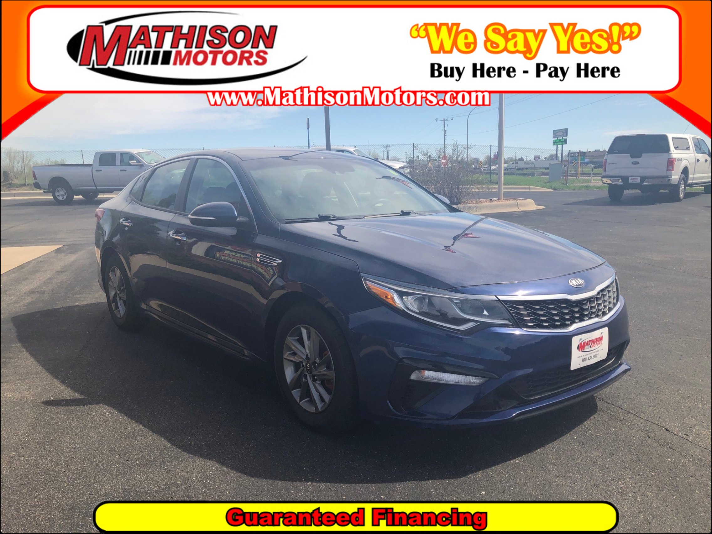 JP Motors Inc DBA Mathison Motors - Used vehicle - Sedan KIA OPTIMA 2019