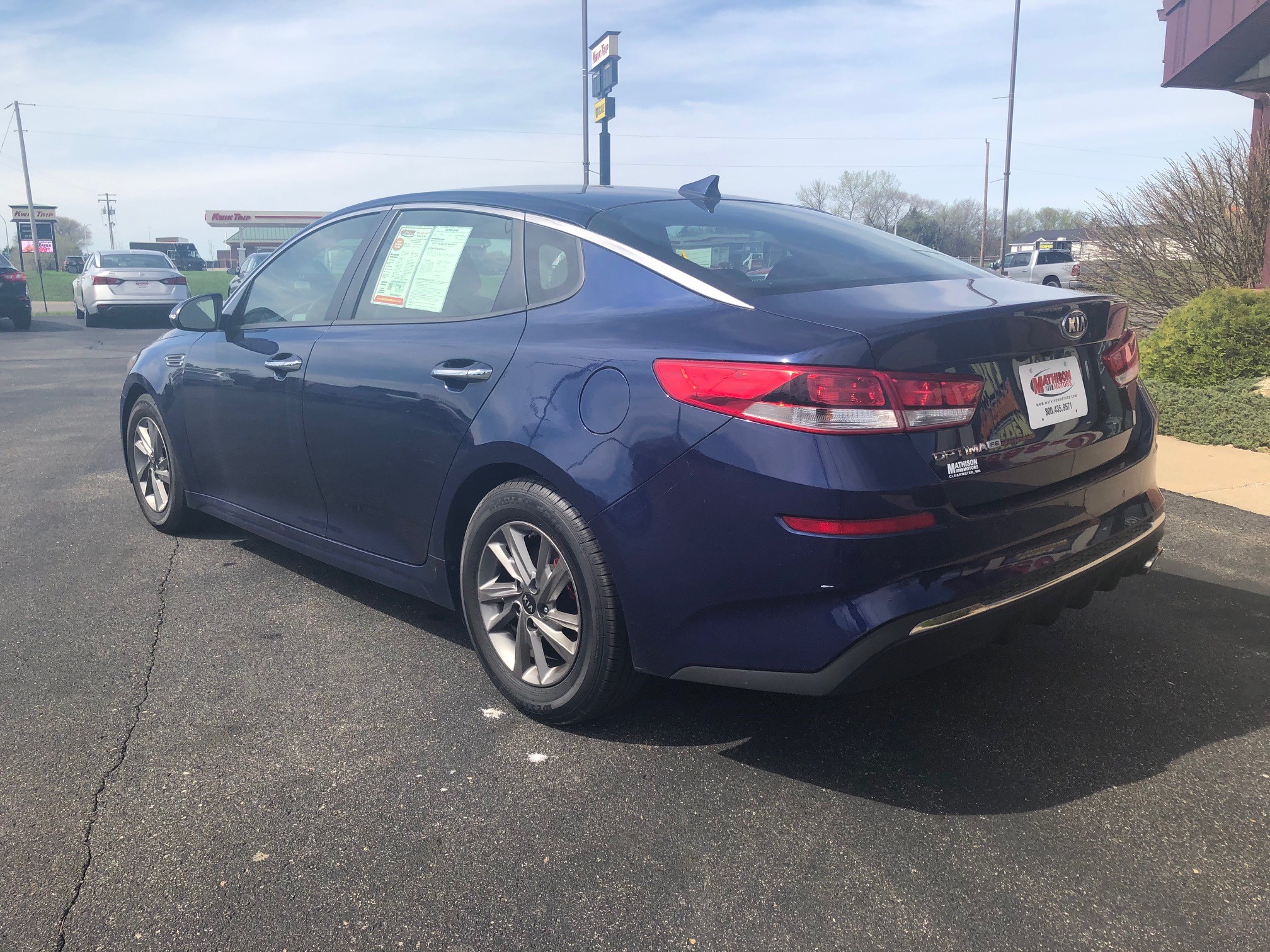 JP Motors Inc DBA Mathison Motors - Used vehicle - Sedan KIA OPTIMA 2019