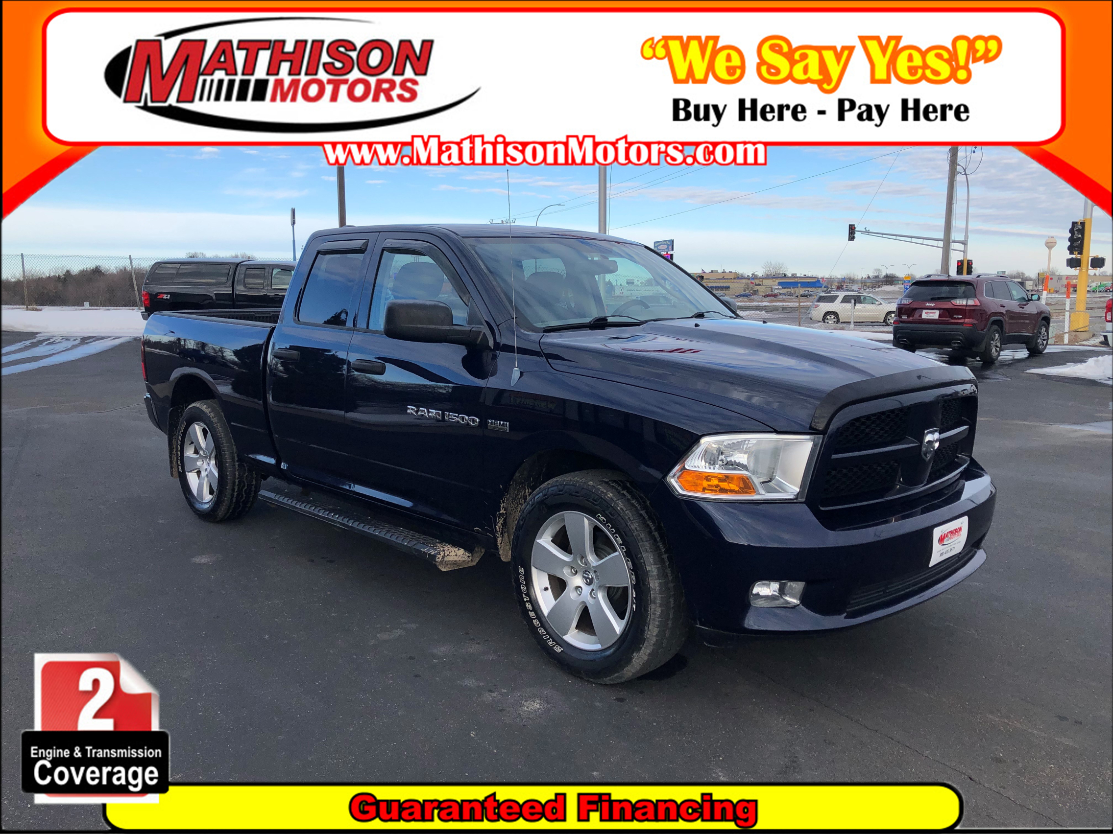 JP Motors Inc DBA Mathison Motors - Used vehicle - Truck RAM 1500 2012