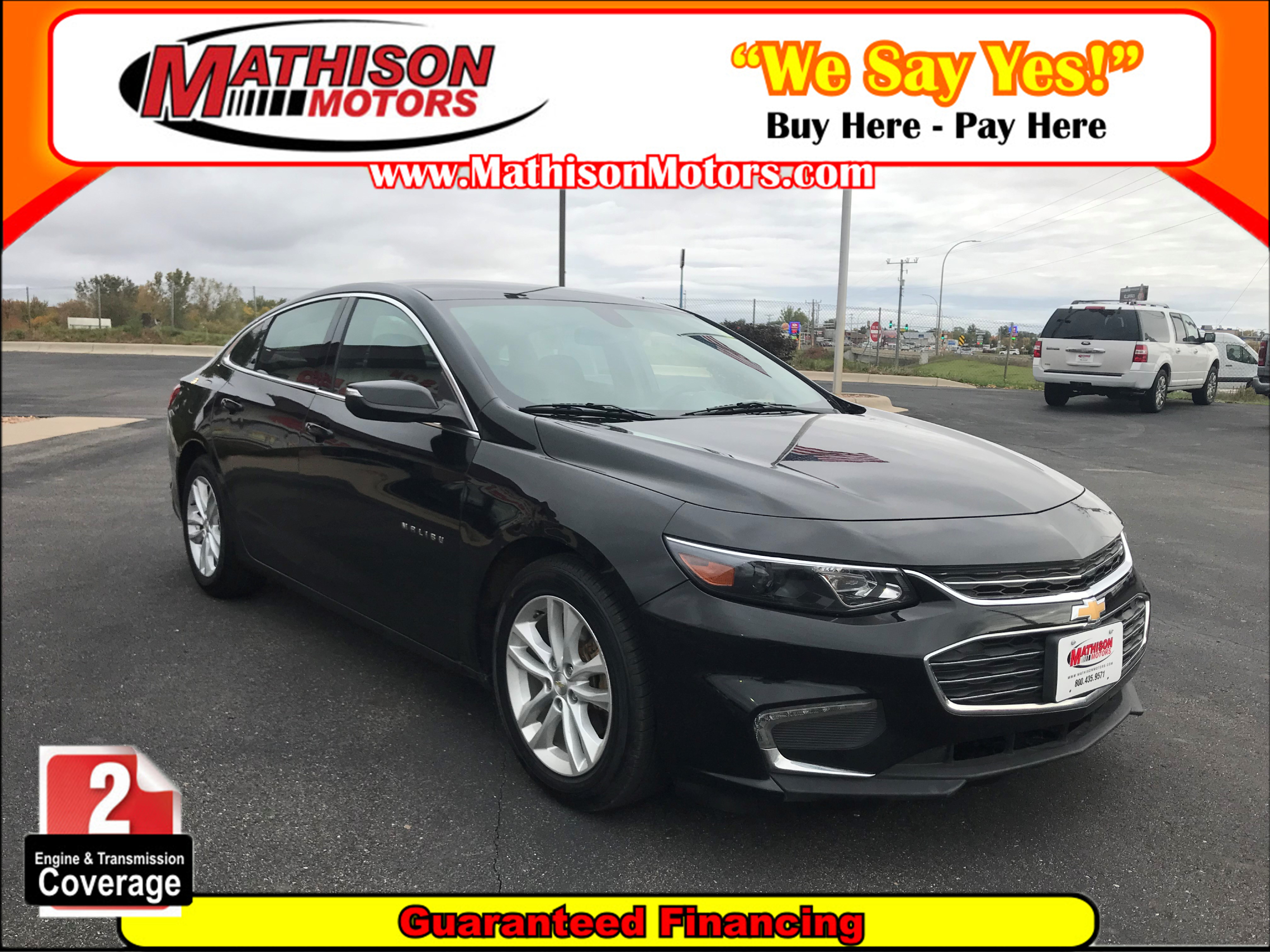 JP Motors Inc DBA Mathison Motors - Used vehicle - Sedan CHEVROLET MALIBU 2017