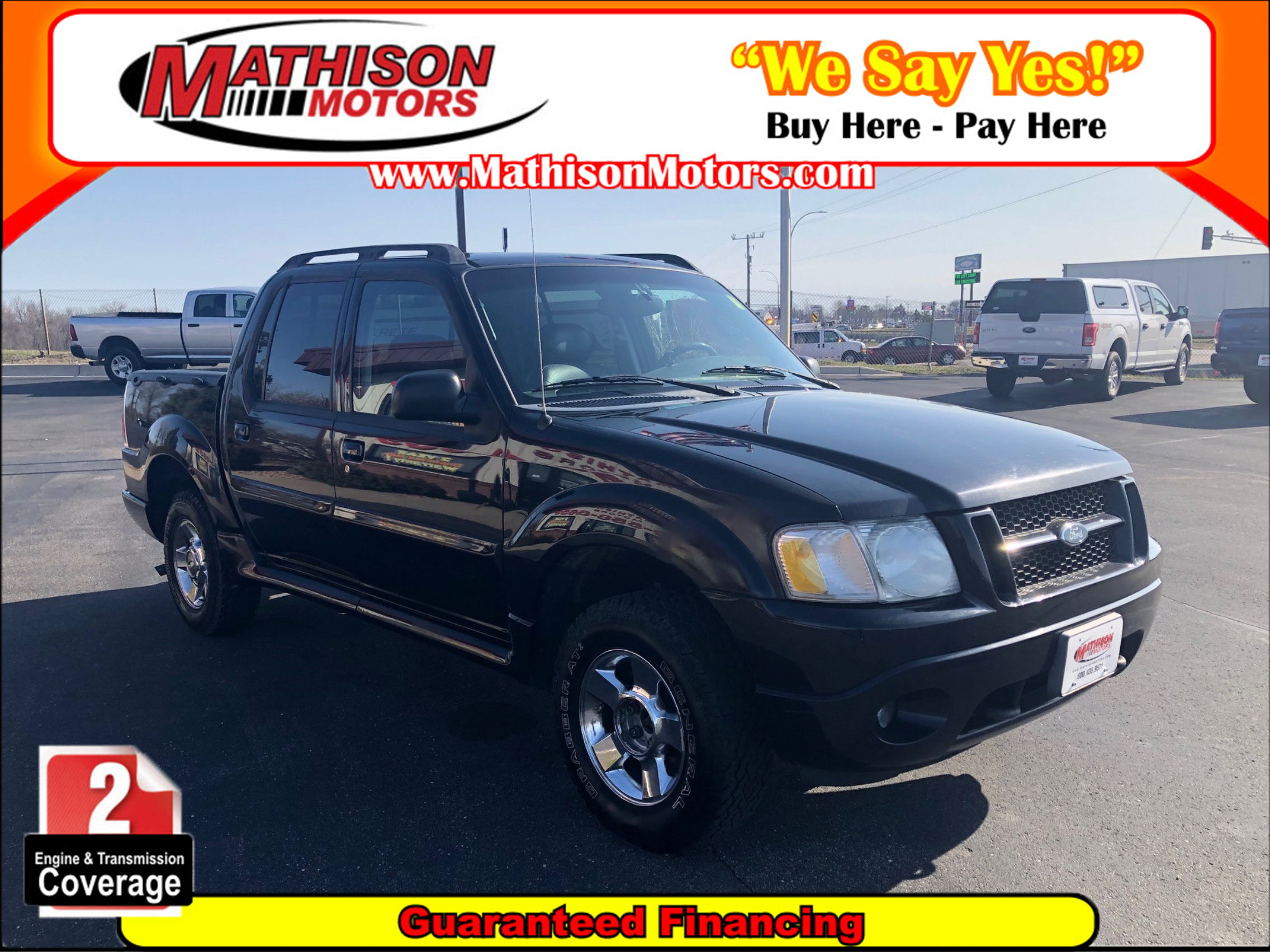 JP Motors Inc DBA Mathison Motors - Used vehicle - SUV FORD EXPLORER SPORT TRAC 2004