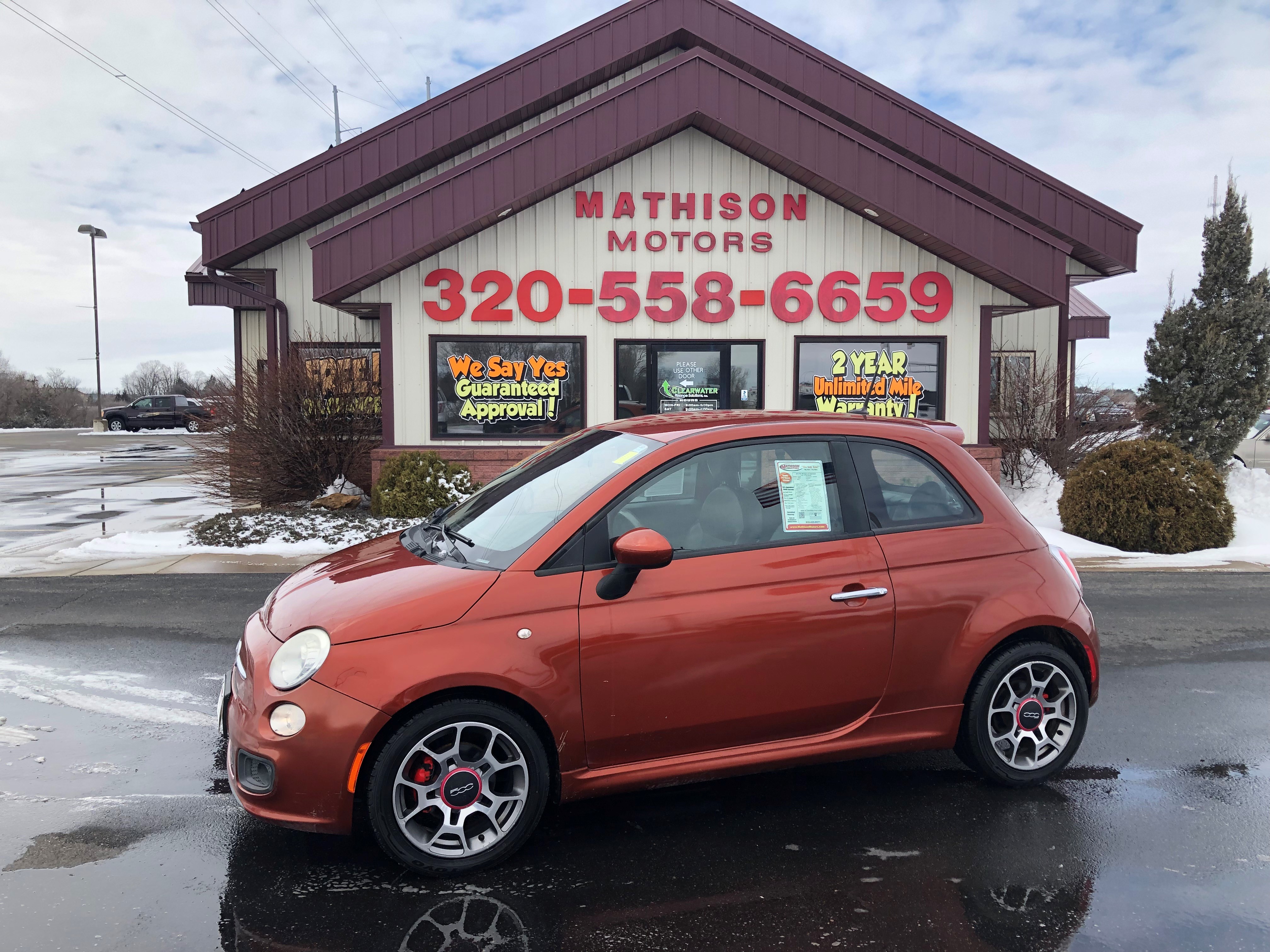 JP Motors Inc DBA Mathison Motors - Used vehicle - Coupe FIAT 500 2012