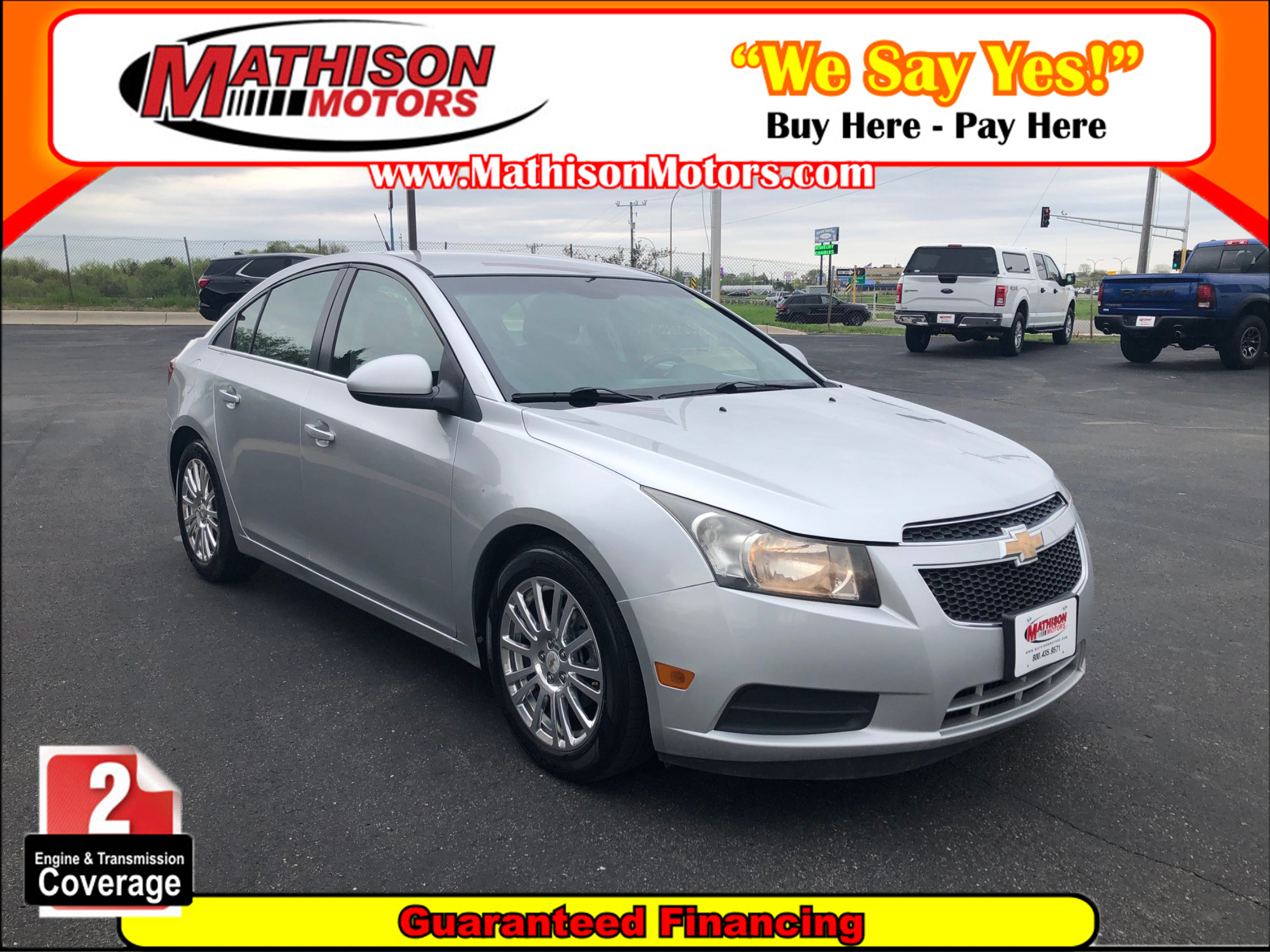 JP Motors Inc DBA Mathison Motors - Used vehicle - Sedan CHEVROLET CRUZE 2011