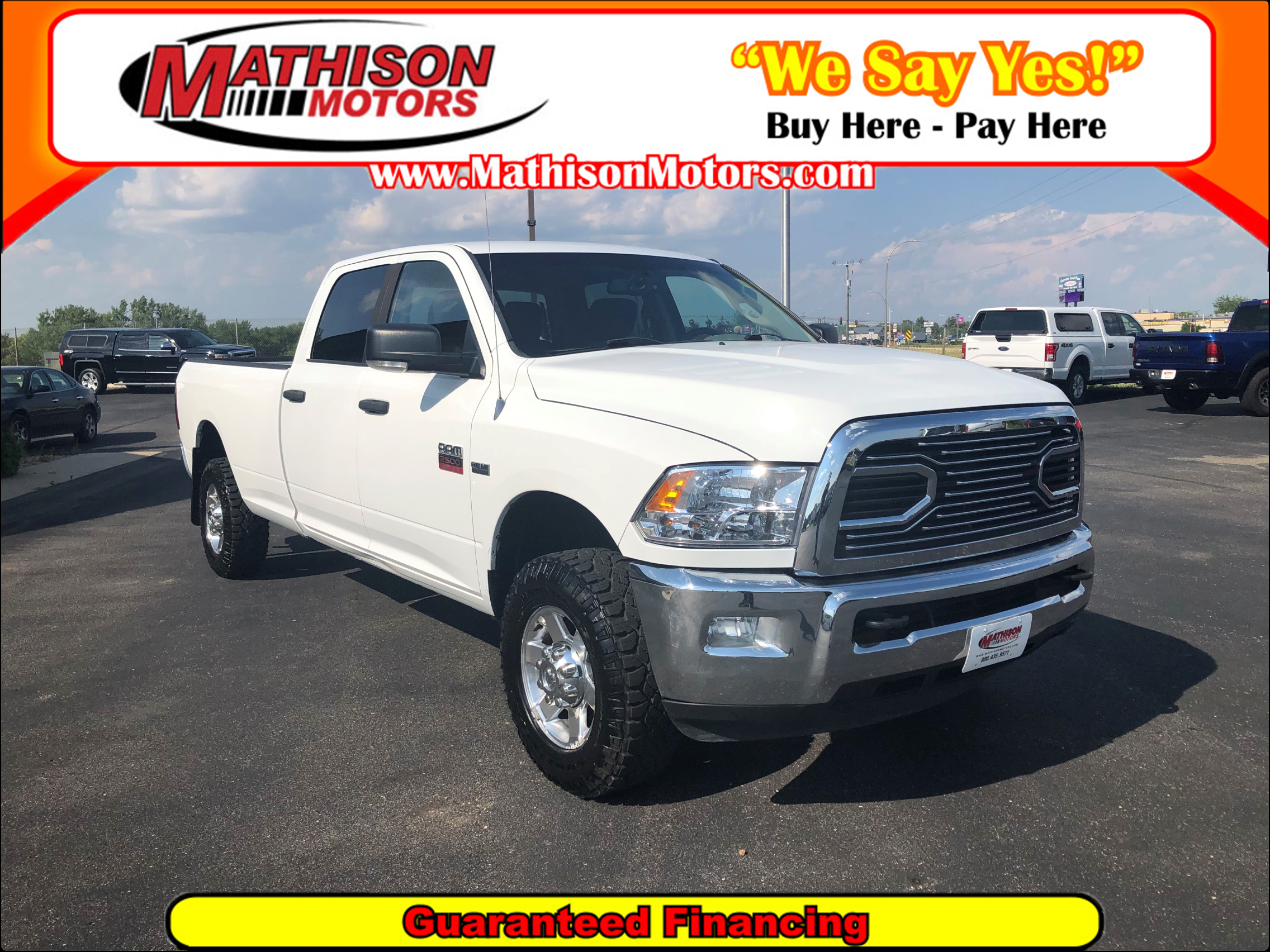 JP Motors Inc DBA Mathison Motors - Used vehicle - Truck RAM 2500 2012
