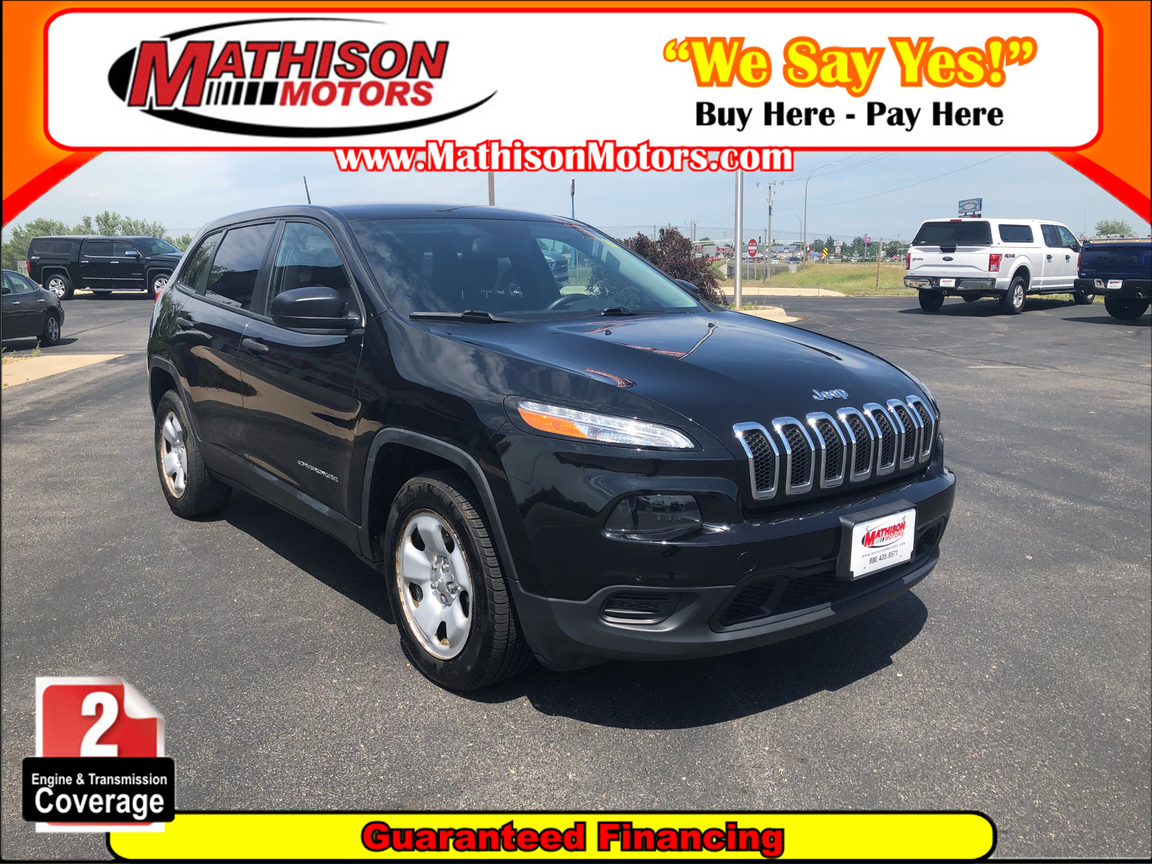 JP Motors Inc DBA Mathison Motors - Used vehicle - SUV JEEP CHEROKEE 2014