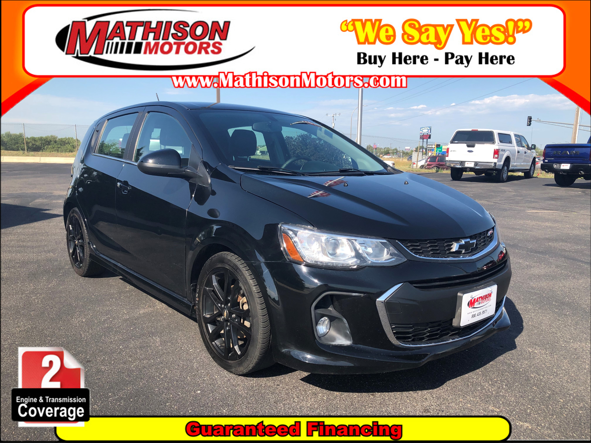 JP Motors Inc DBA Mathison Motors - Used vehicle - Sedan CHEVROLET SONIC 2017