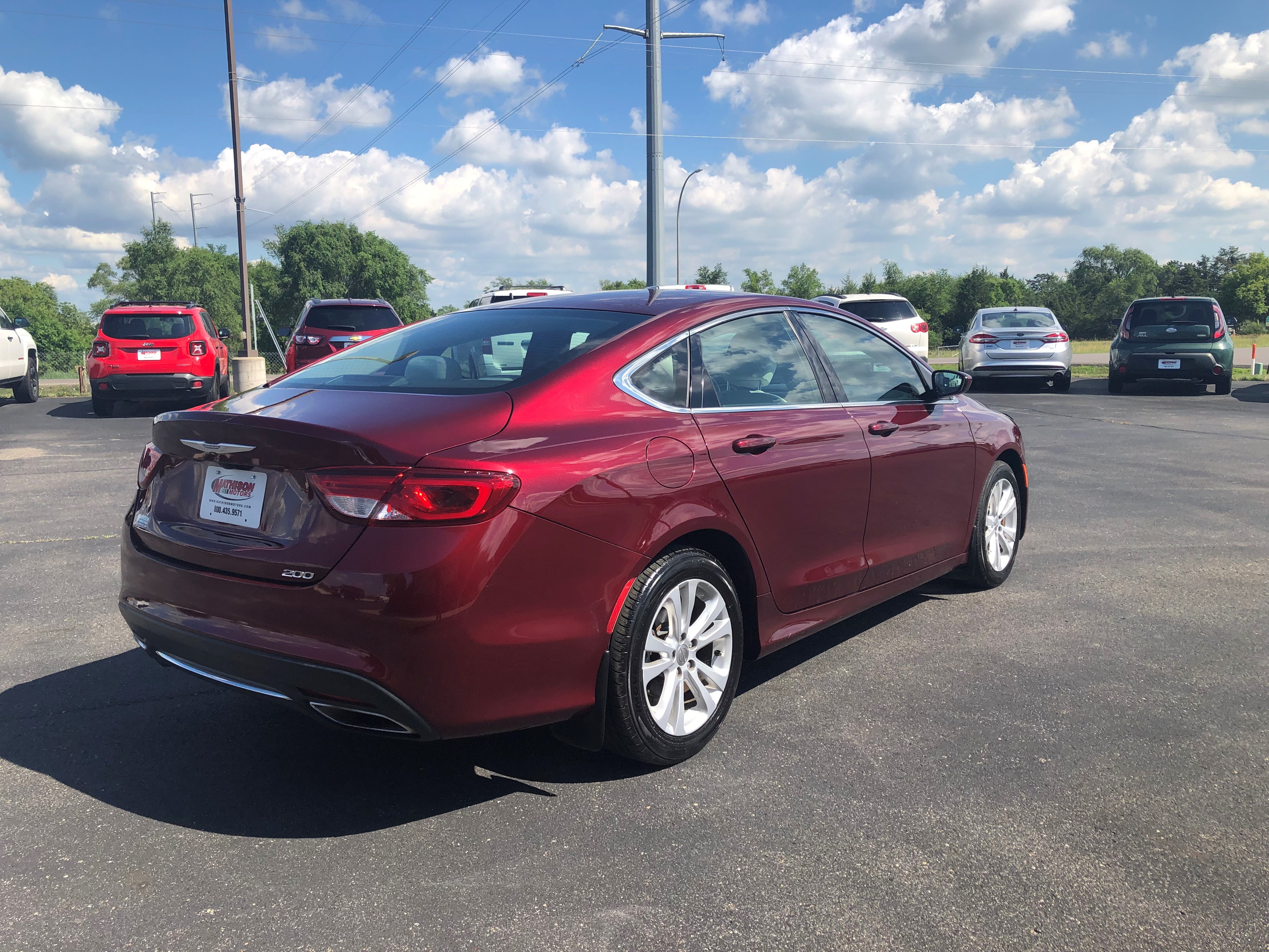 JP Motors Inc DBA Mathison Motors - Used vehicle - Sedan CHRYSLER 200 2016