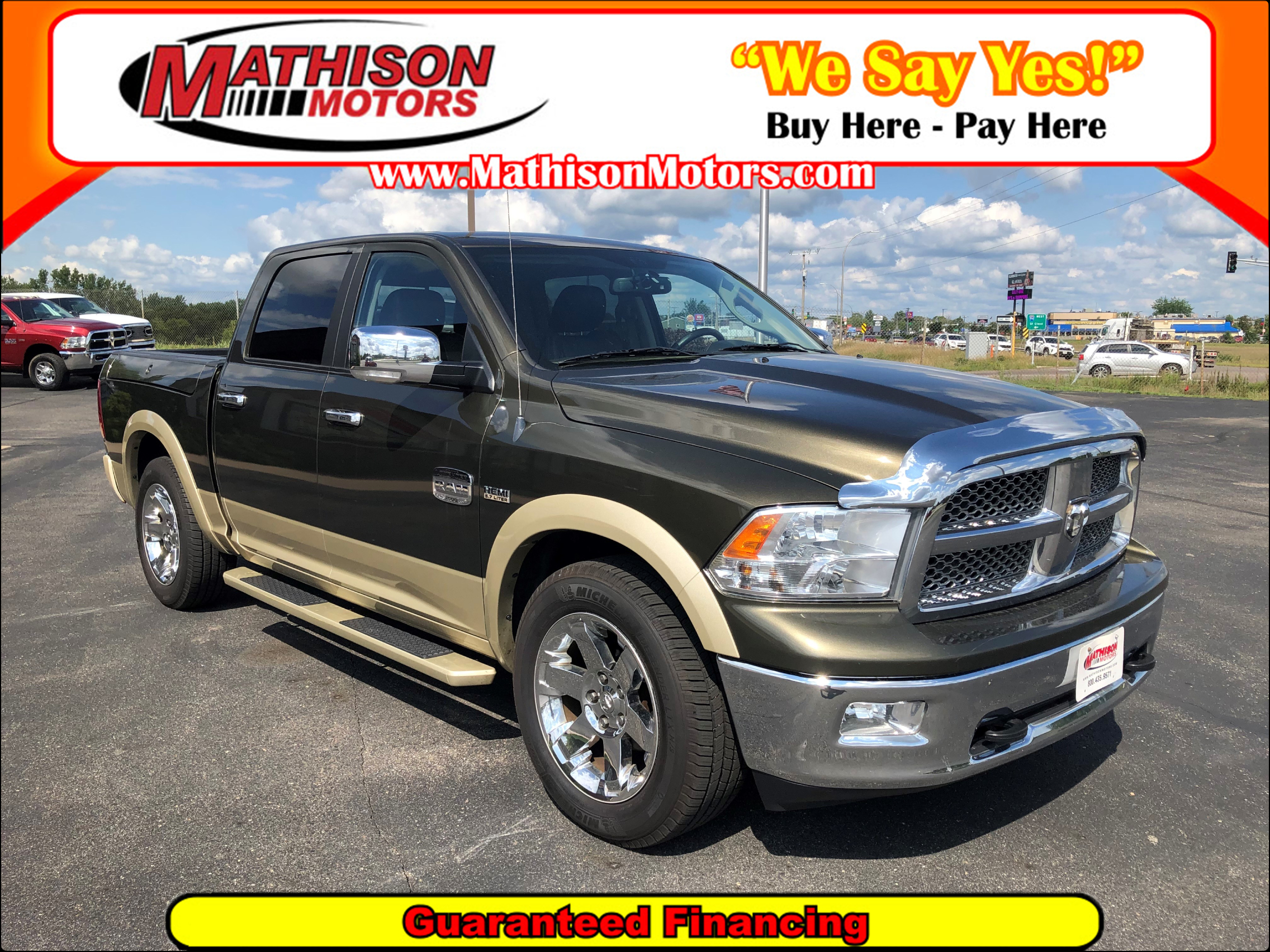 JP Motors Inc DBA Mathison Motors - Used vehicle - Truck RAM 1500 2012