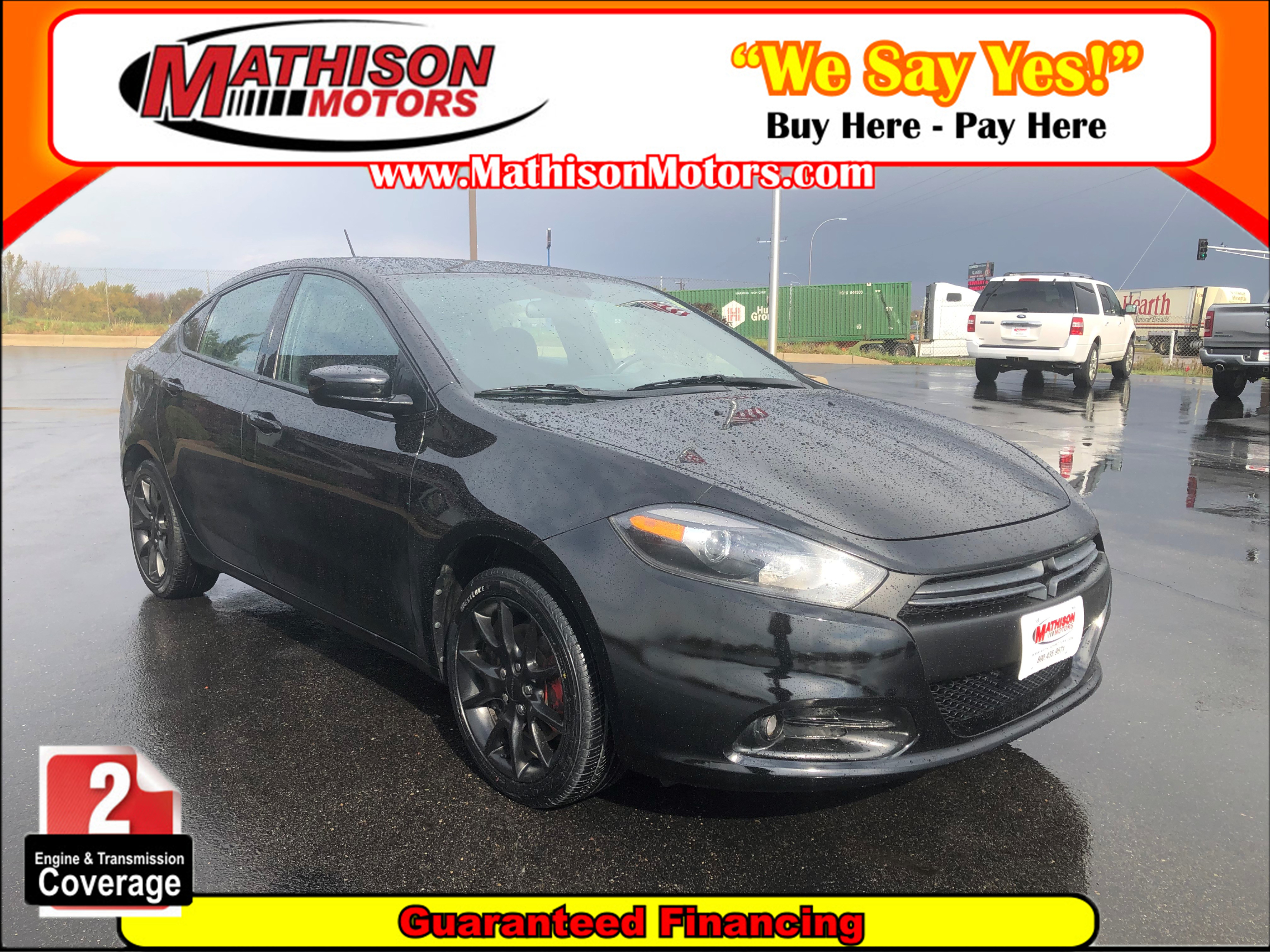 JP Motors Inc DBA Mathison Motors - Used vehicle - Sedan DODGE DART 2013