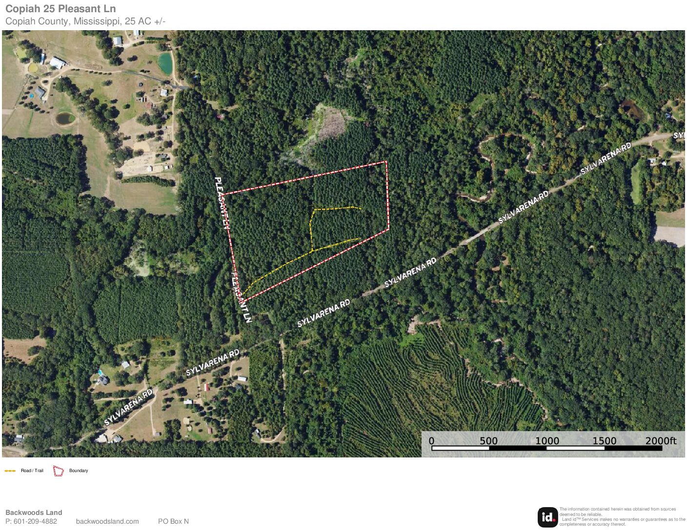 Copiah 25 Pleasant Ln Mapset