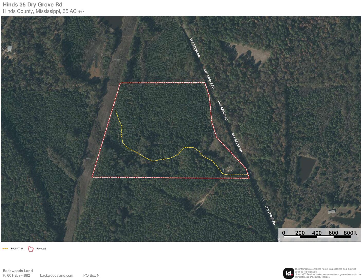 Hinds 35 Dry Grove Rd Mapset