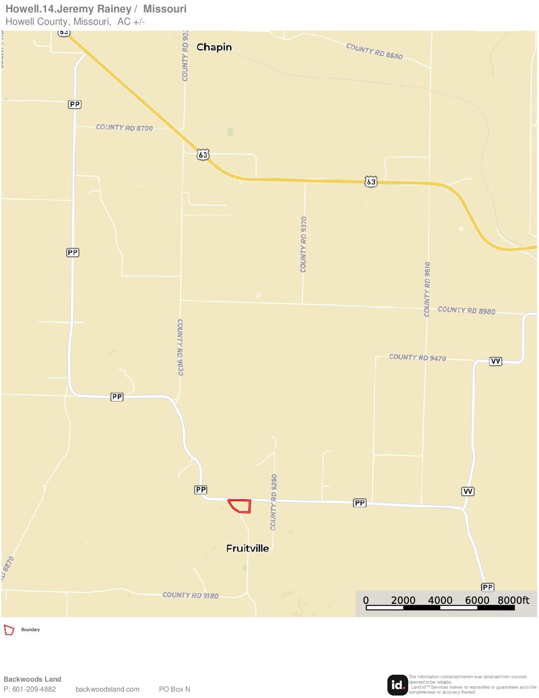 Howell 14 Location Map