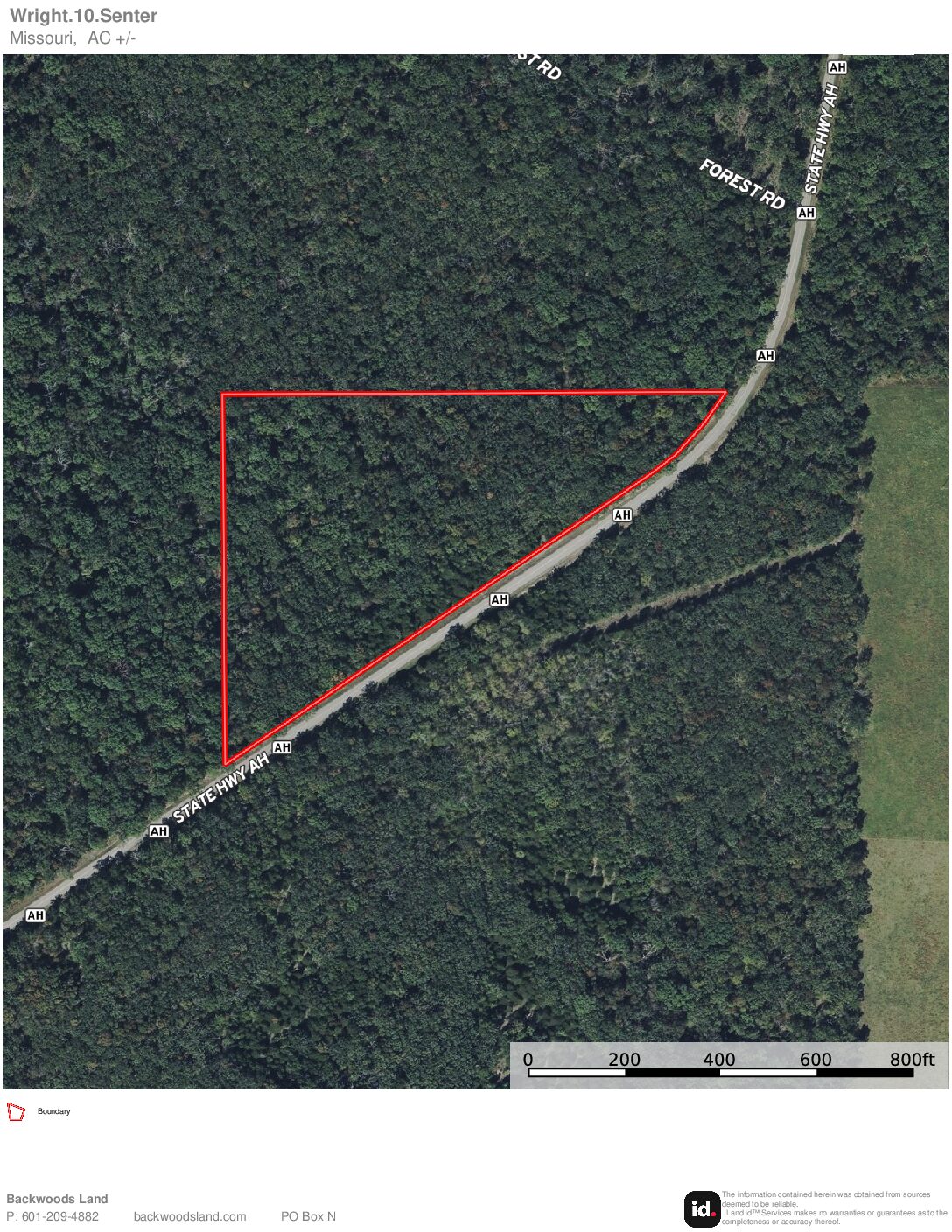 Wright 10 Senter Map