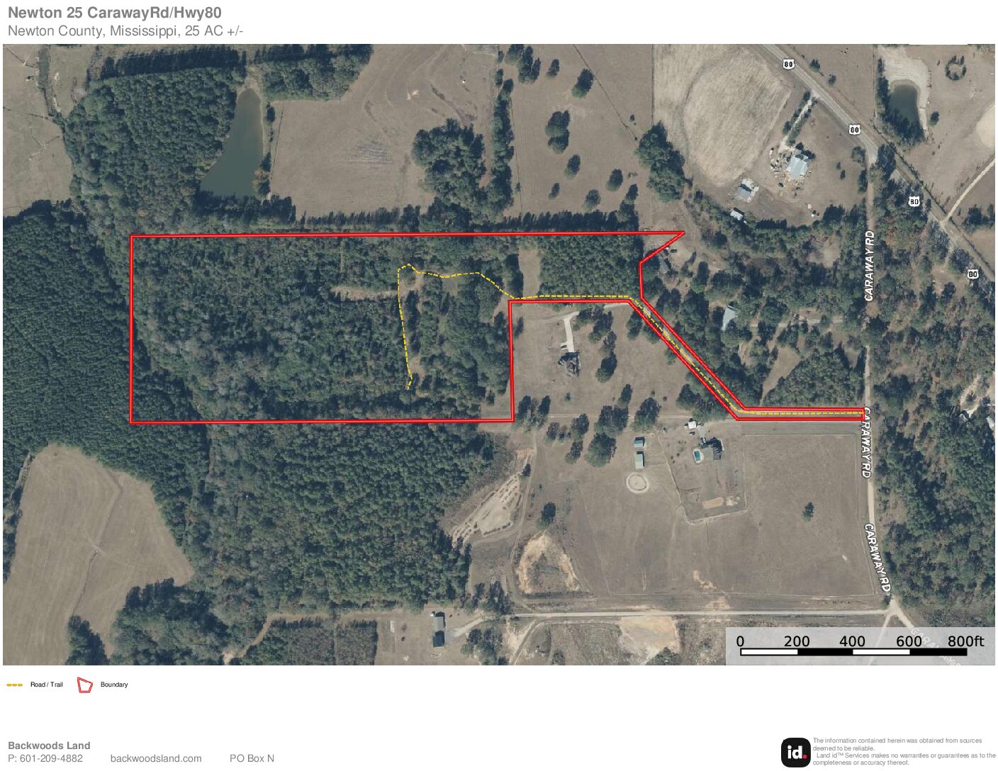 Newton 25 Caraway Rd Hwy 80 Mapset