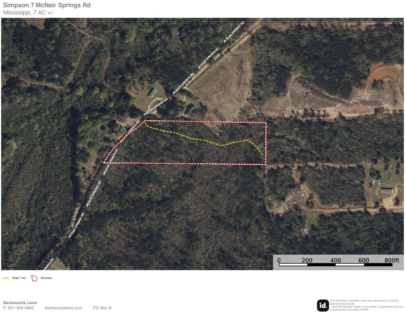 Simpson 7 McNair Springs Rd Mapset