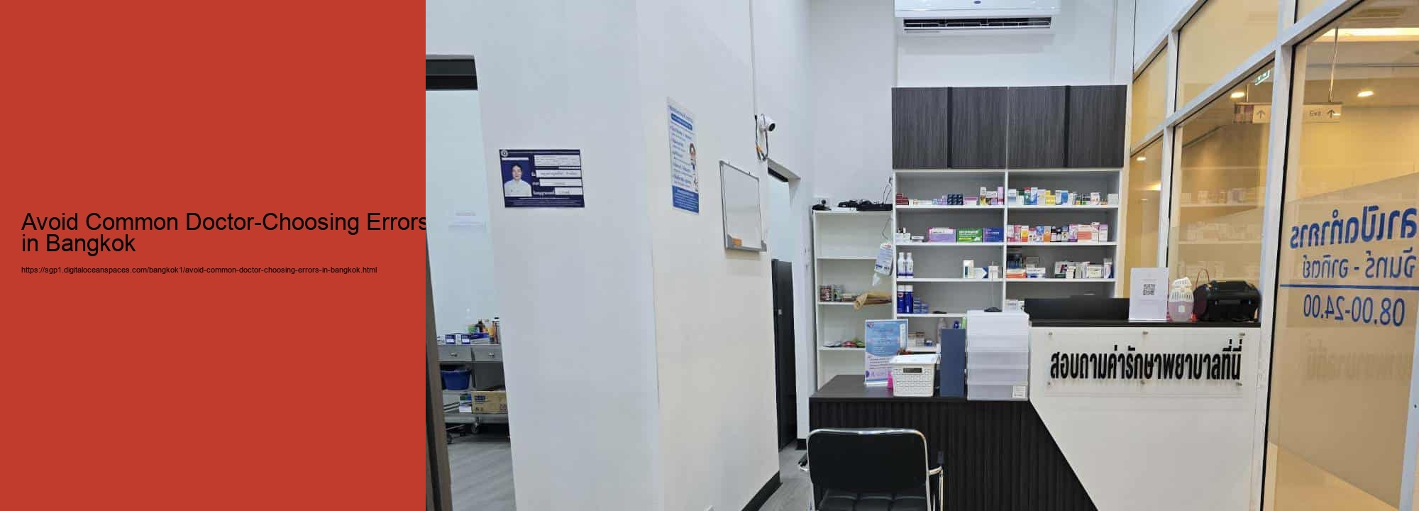 Avoid Common Doctor-Choosing Errors in Bangkok