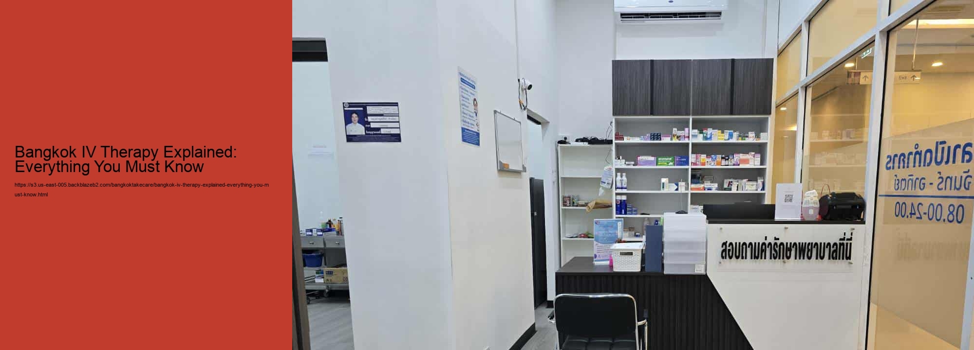 Bangkok IV Therapy Explained: Everything You Must Know
