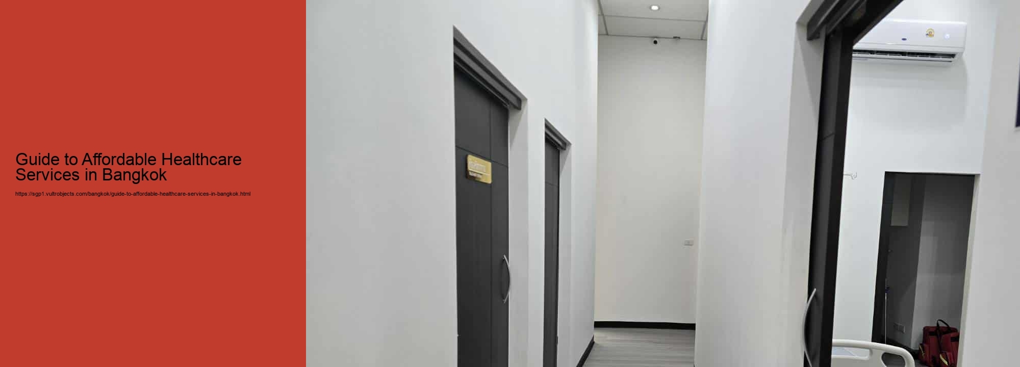 Guide to Affordable Healthcare Services in Bangkok