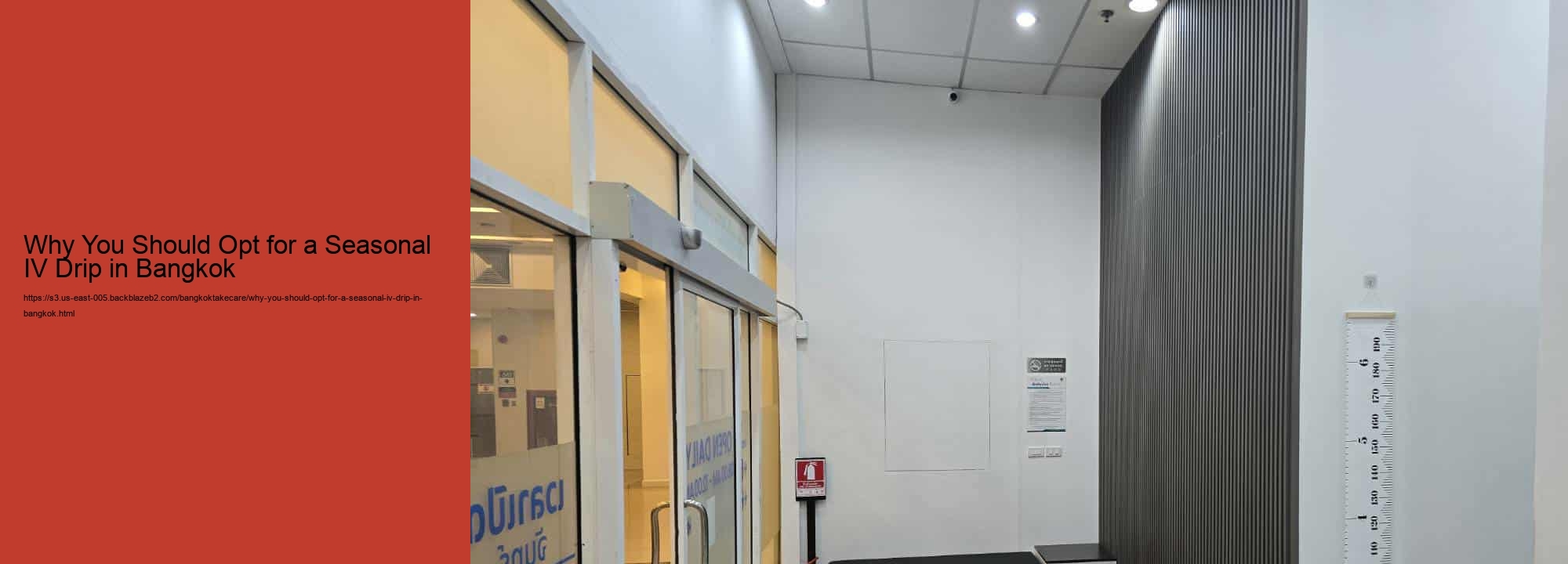 Why You Should Opt for a Seasonal IV Drip in Bangkok