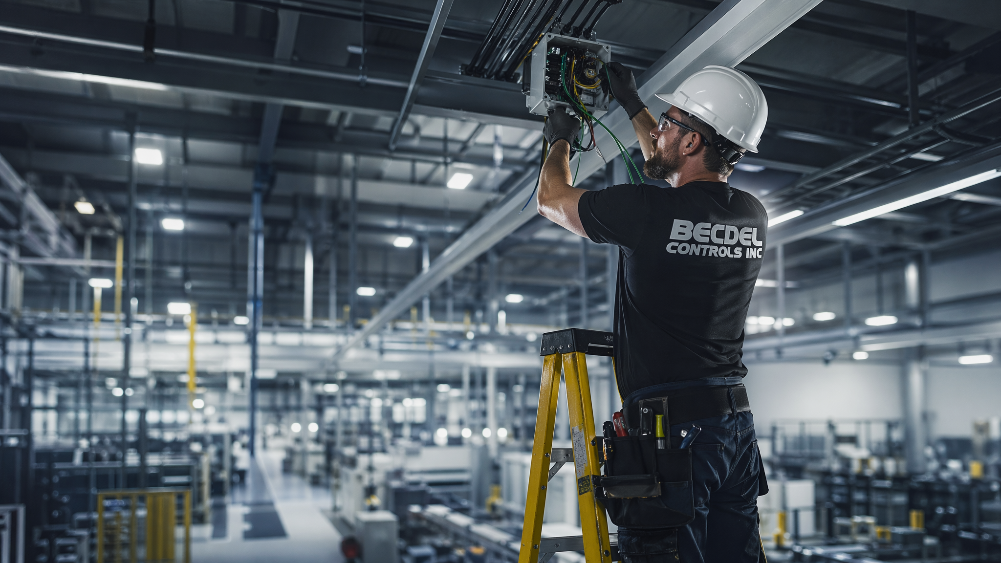 Commercial electrical hero background