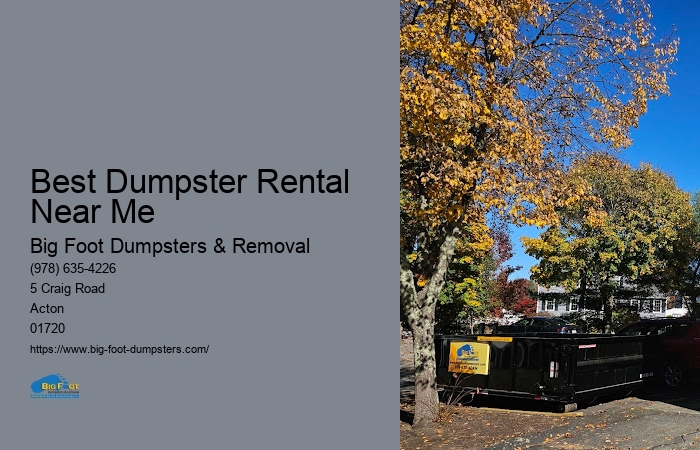 monthly dumpster rental