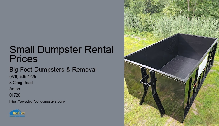 average dumpster rental cost