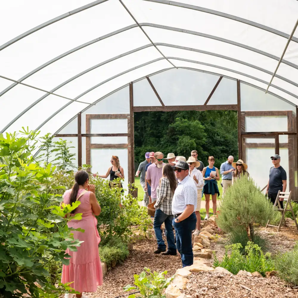 Guests in Hoop House