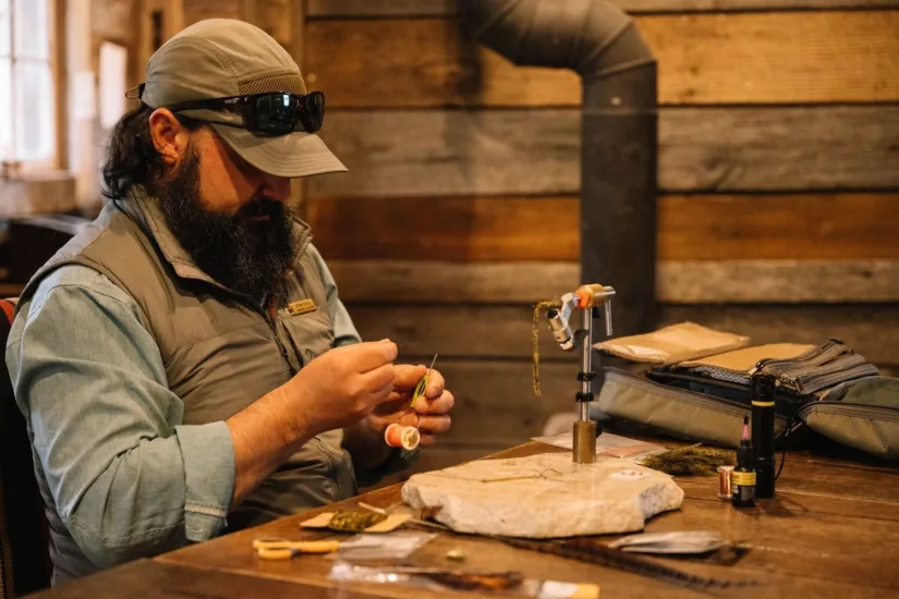 Fly Fishing Instructor Tying