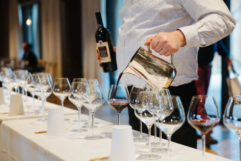 Sommelier Pouring Wine