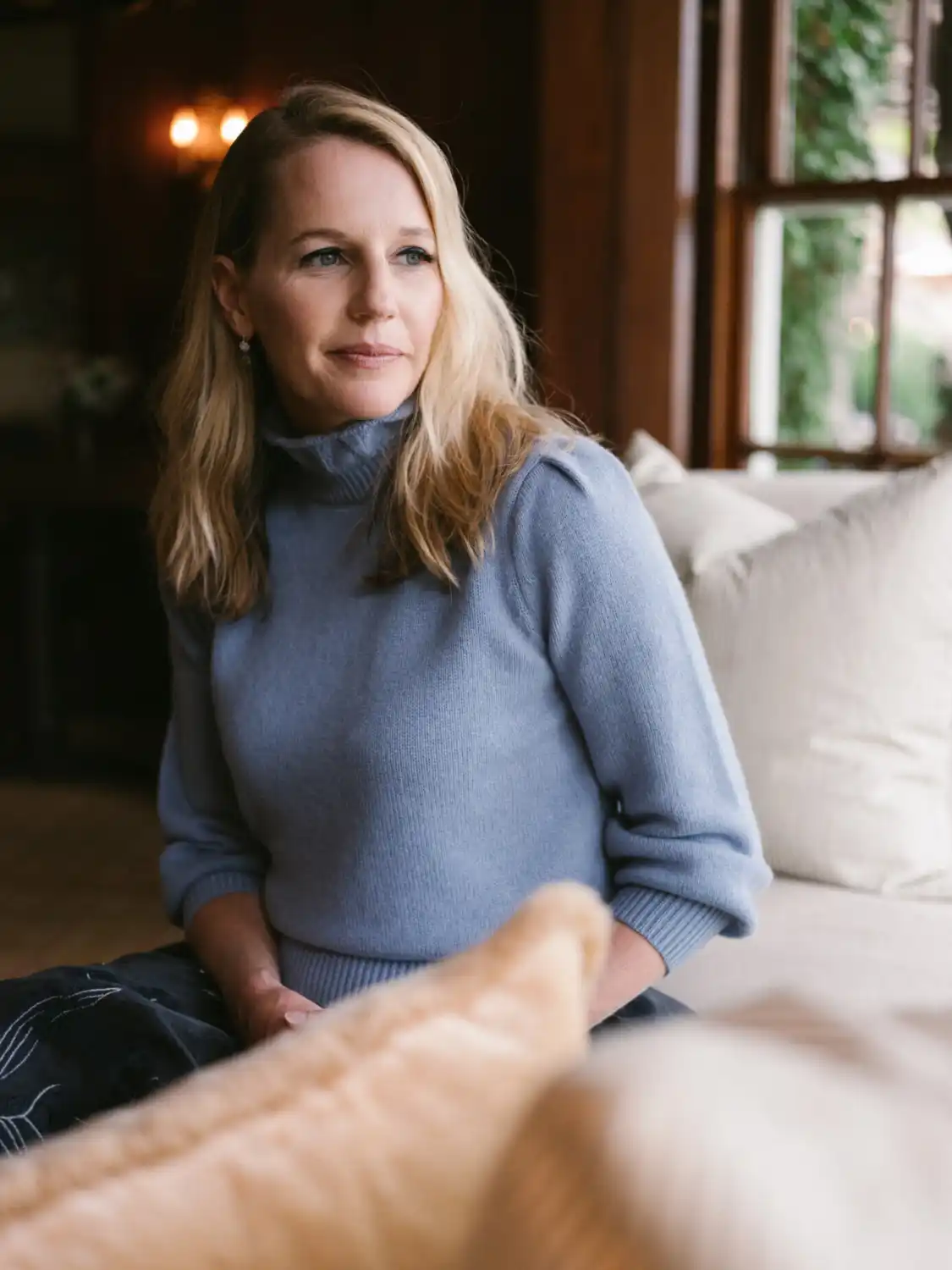 Mary Celeste Beall in the Main House