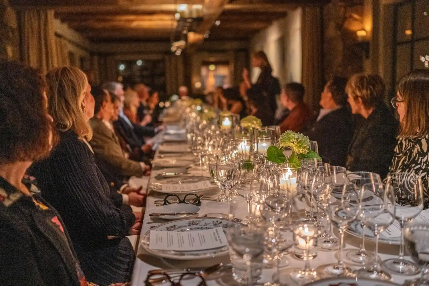 Dinner in Wine Cellar
