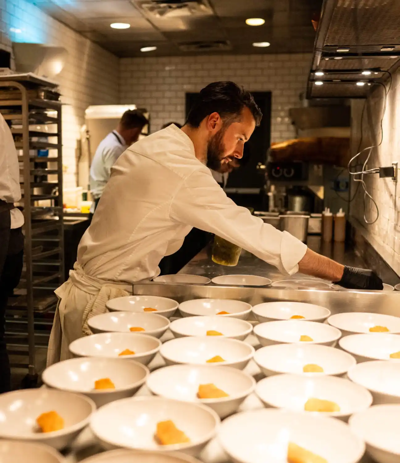 Chef Preparing Dishes