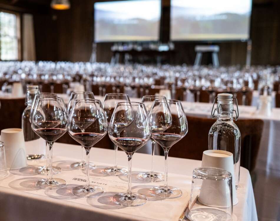 Wine Tasting Room Setup