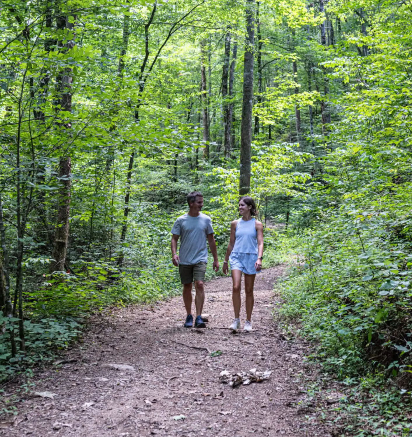 Couple Exploring and Hiking