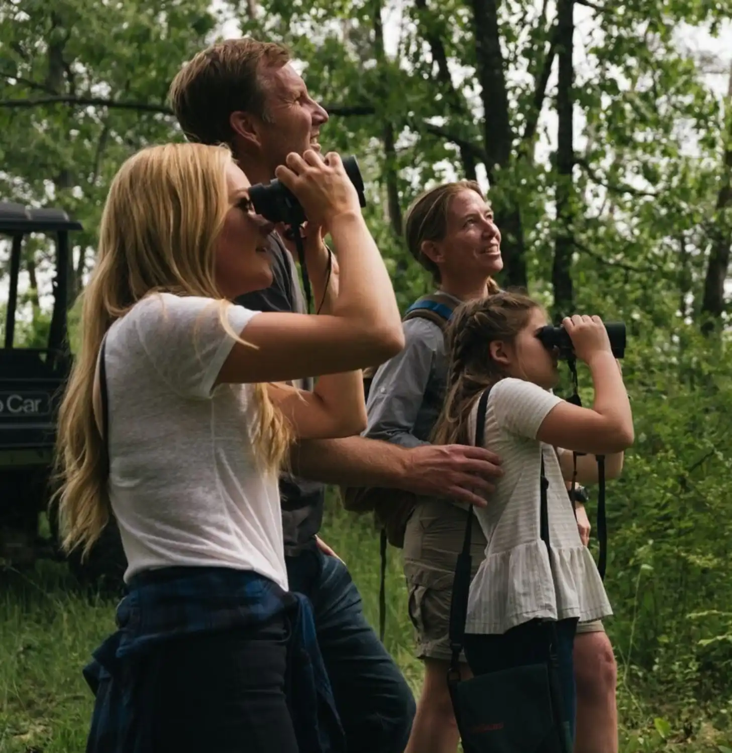Group of People Birdwatching