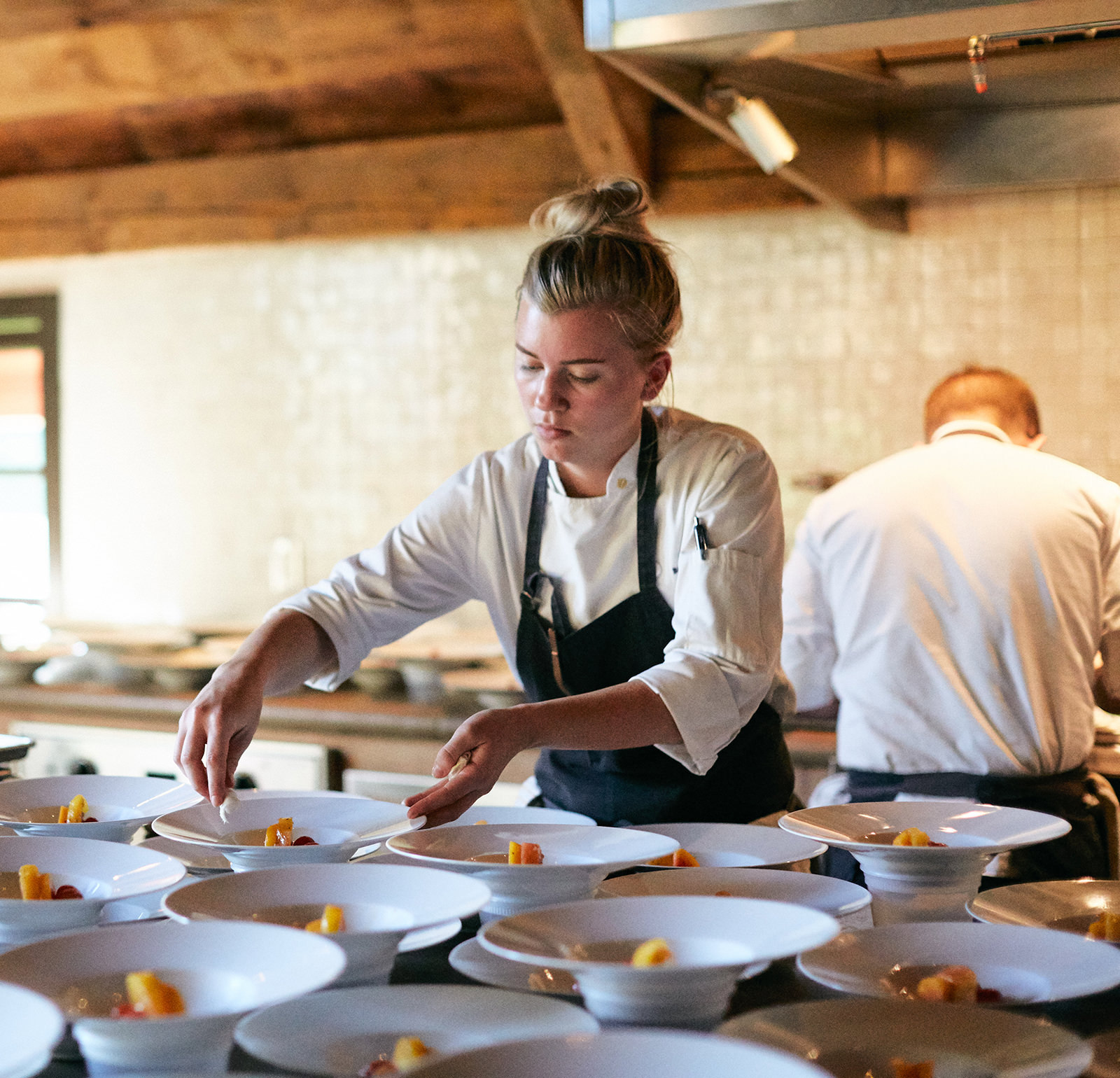 Lindsay Fitzgerald Preparing Dishes