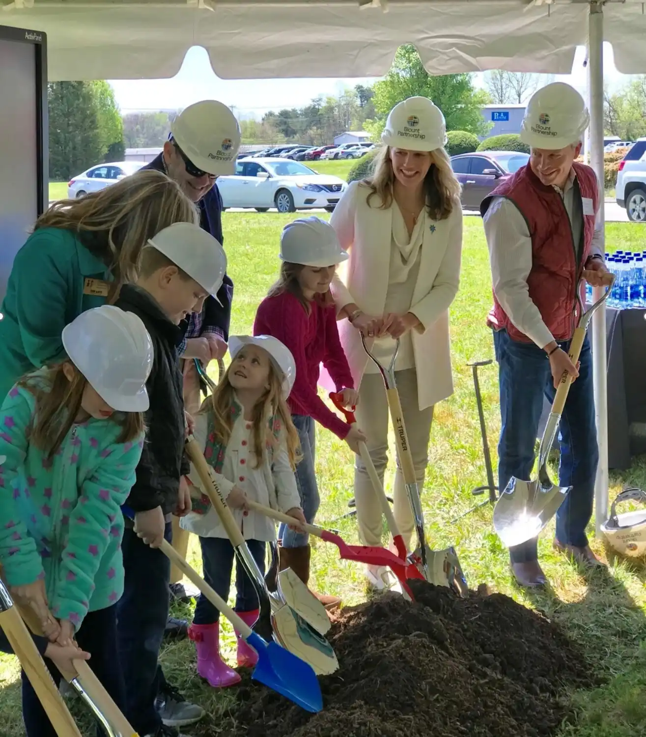 Mary Celeste Beall with Boys and Girls Club