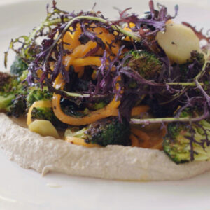 Charred broc salad