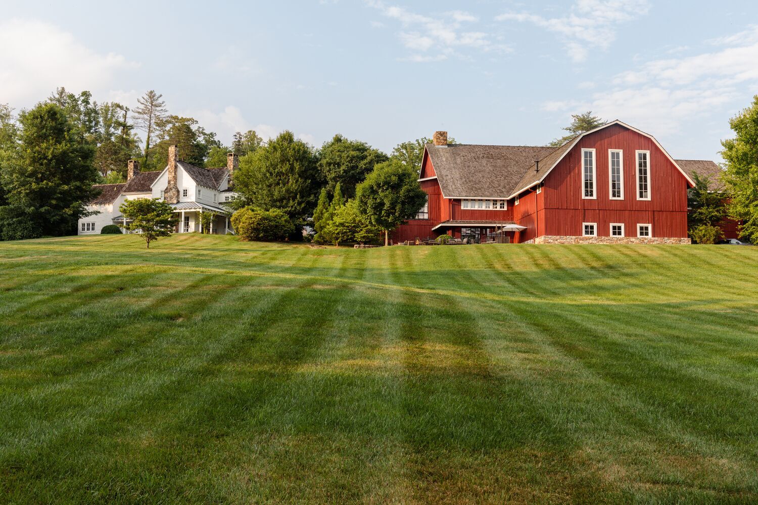 Farmhouse and The Barn