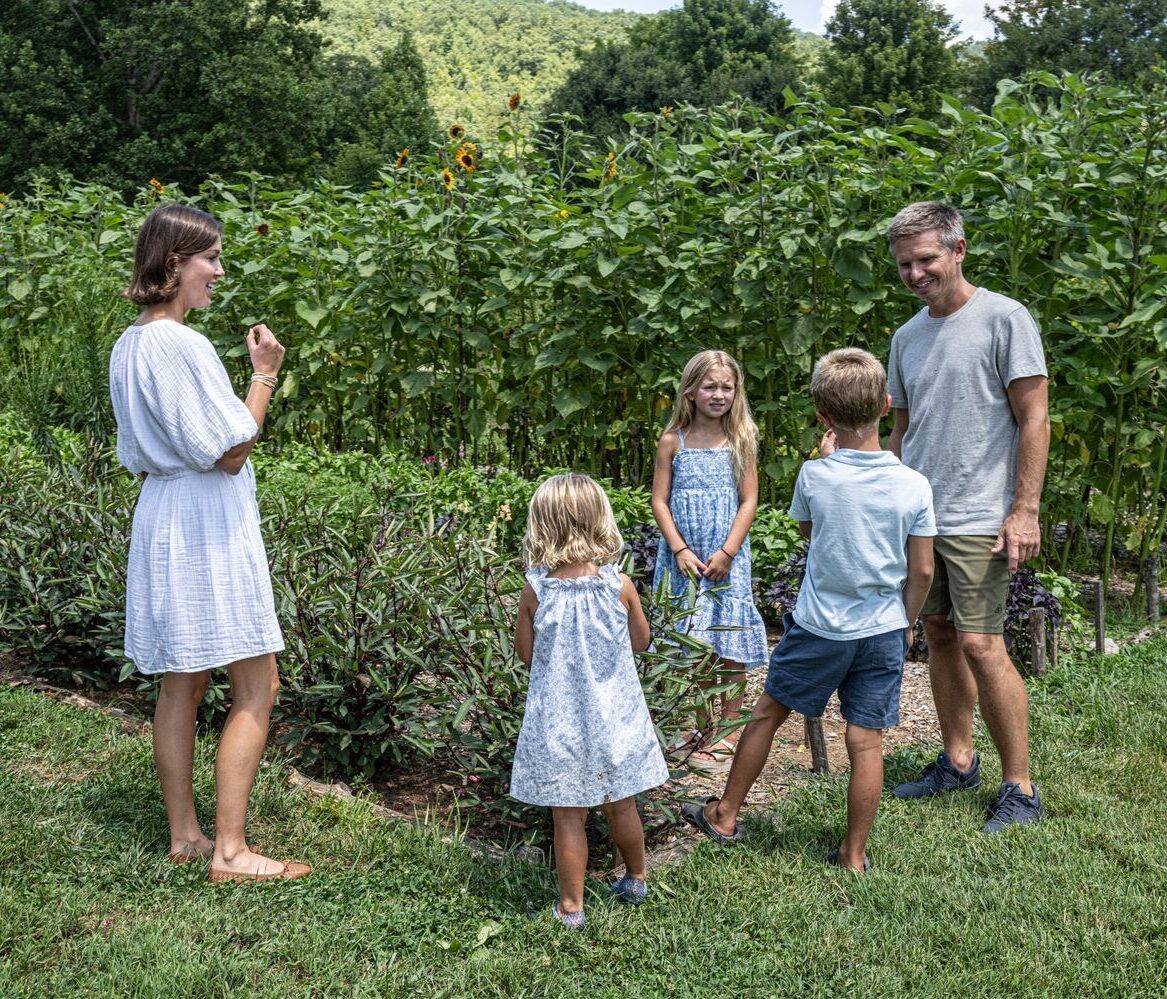 Family in the Garden