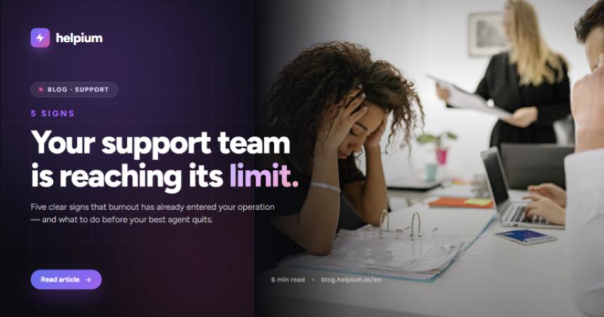 5 Signs Your Support Team Is Reaching Its Limit