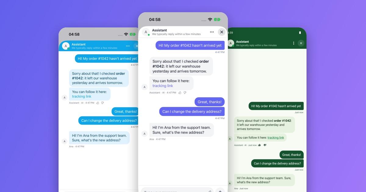How to add native support chat to your iOS and Android apps