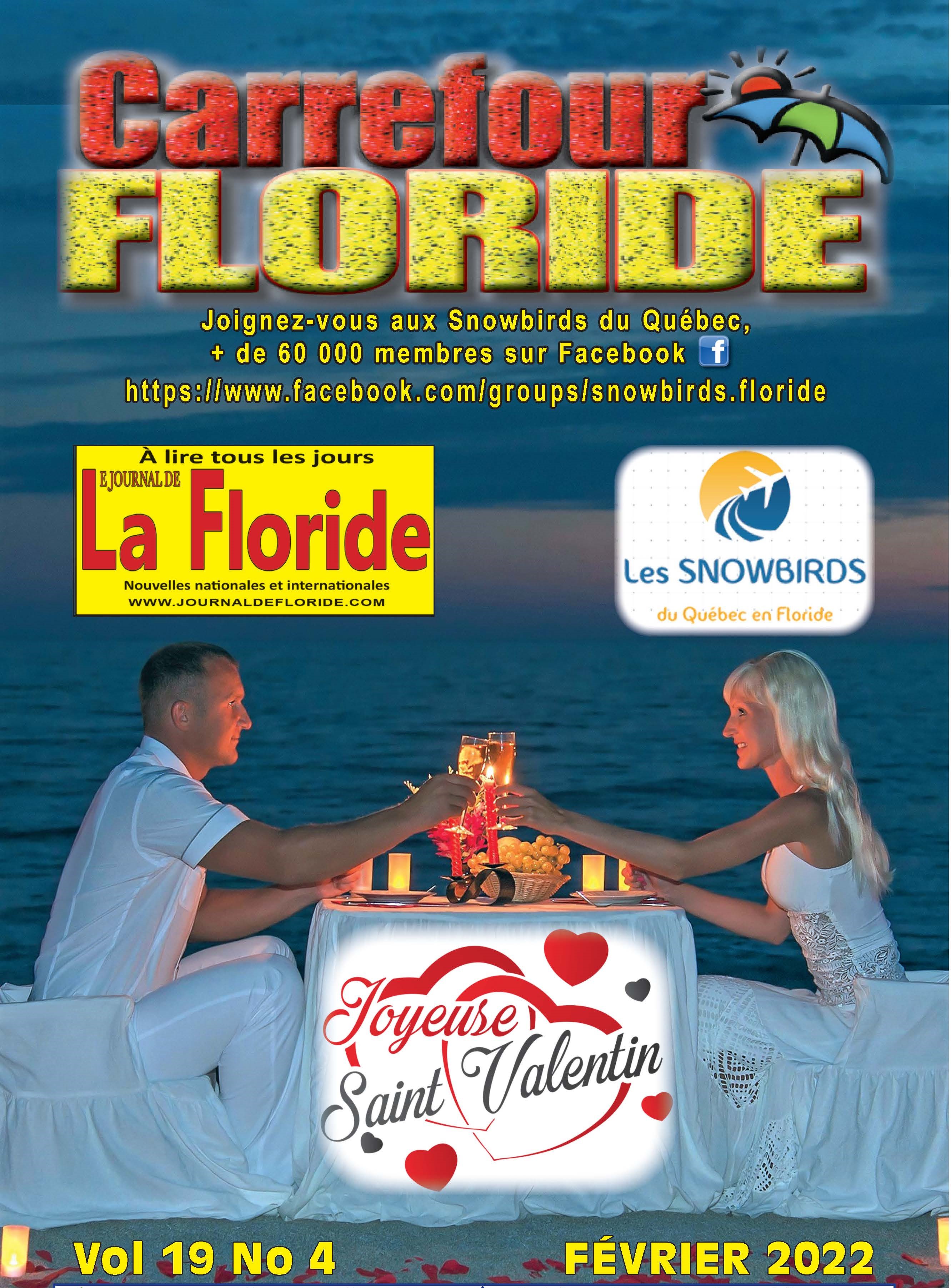 LE CARREFOUR FLORIDE DU MOIS DE FÉVRIER