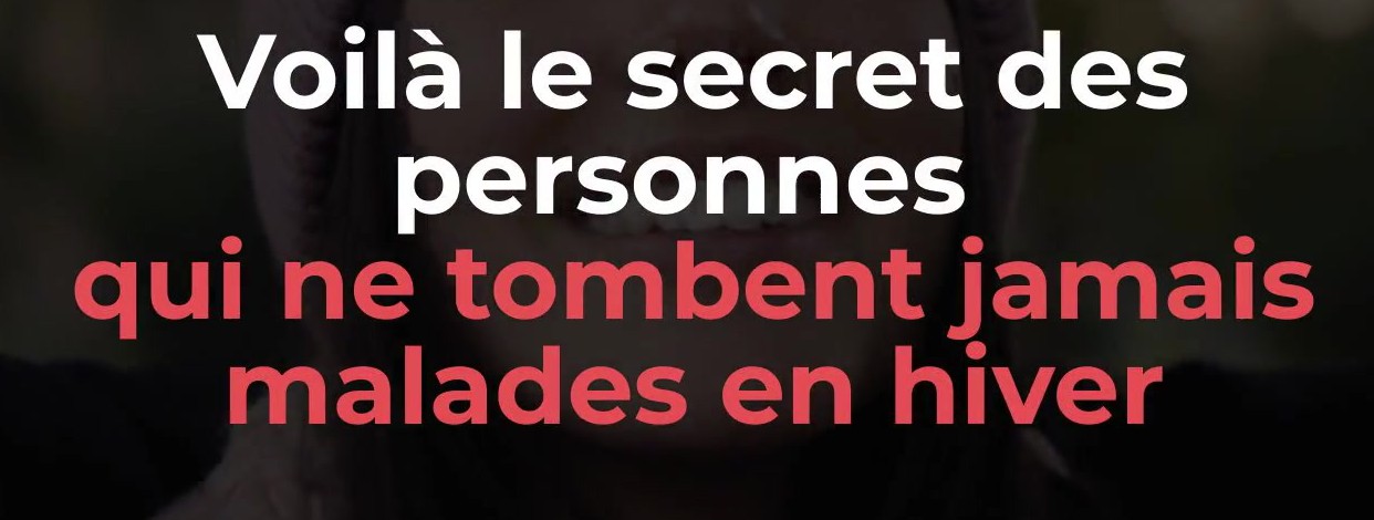 Voici le secret de ceux et celles qui ne tombent jamais malades