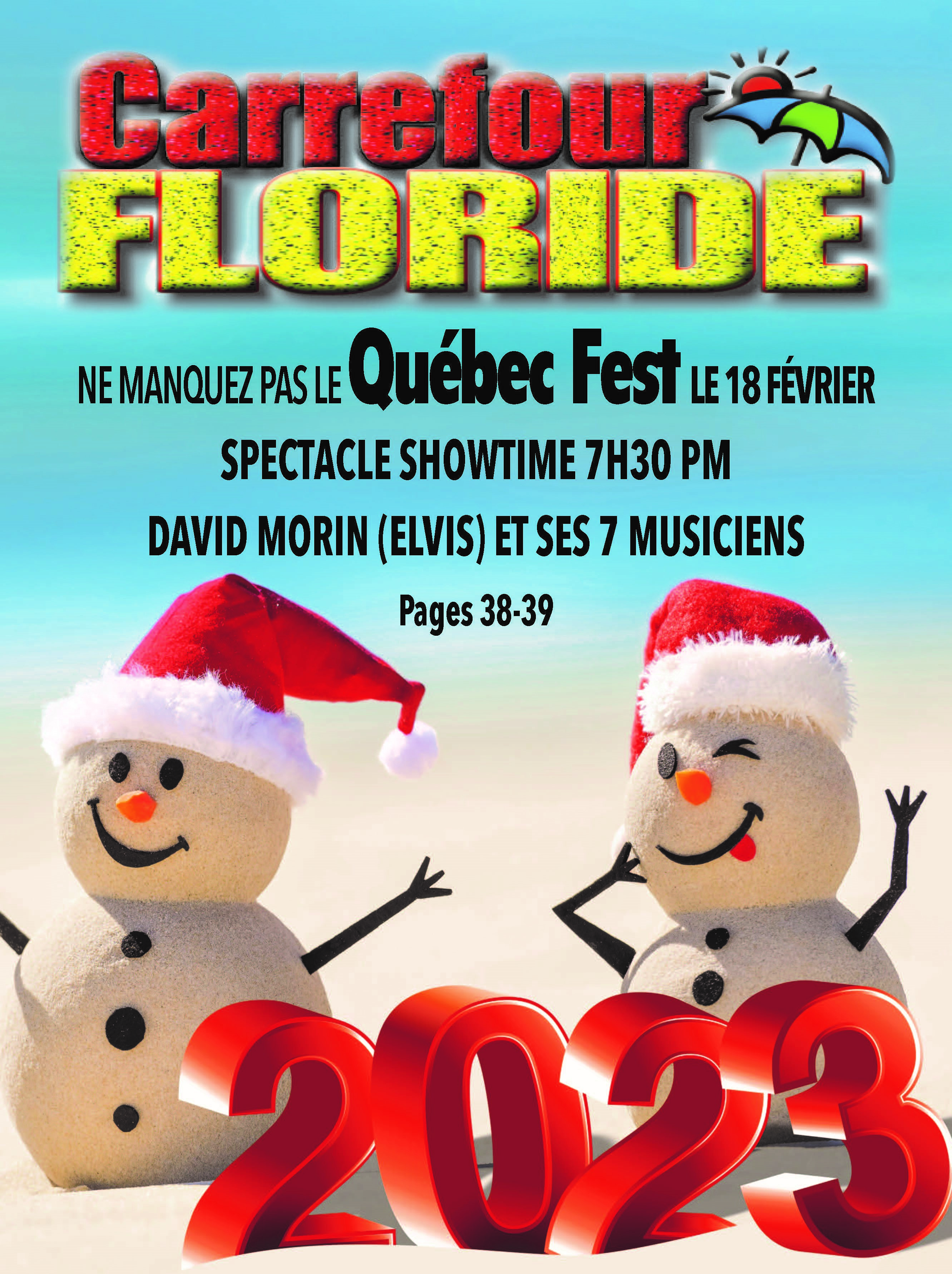 ENFIN LE MAGAZINE CARREFOUR FLORIDE DU DÉBUT DE L'AN EST ARRIVÉ (96 PAGES)