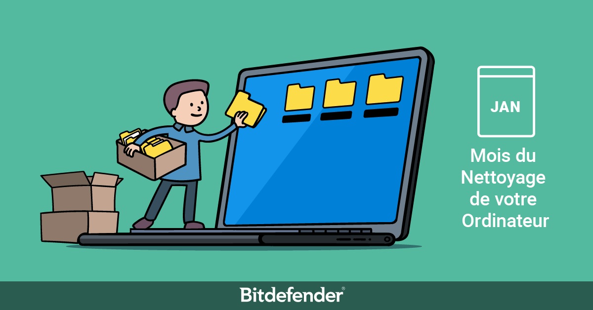 Saviez-vous que le mois de janvier est le mois officiel du nettoyage de votre ordinateur ?