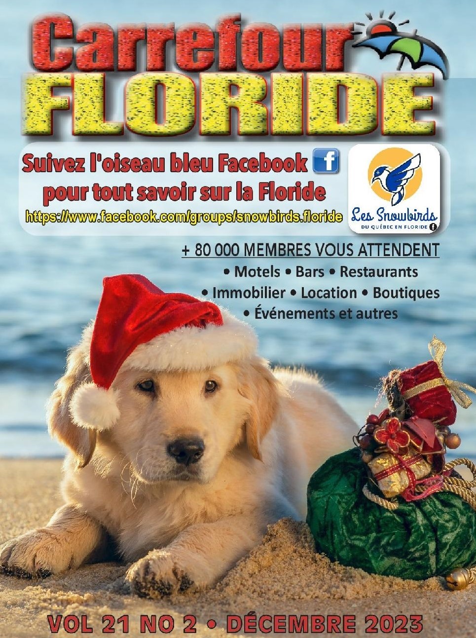 Le magazine Carrefour Floride de Décembre est enfin arrivé 112 pages d'informations + page 2 annuaire